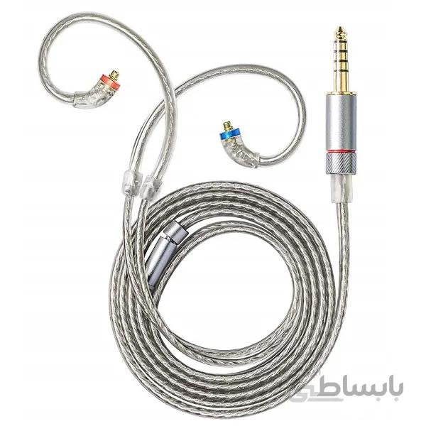FiiO LC-4.4B 4-Stranded High-Purity Monocrystalline Silver-Plated Copper MMCX Cable