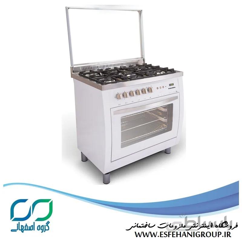 اجاق گاز مبله فر دار اخوان ا Akhavan Free Standing Range M11-EDT