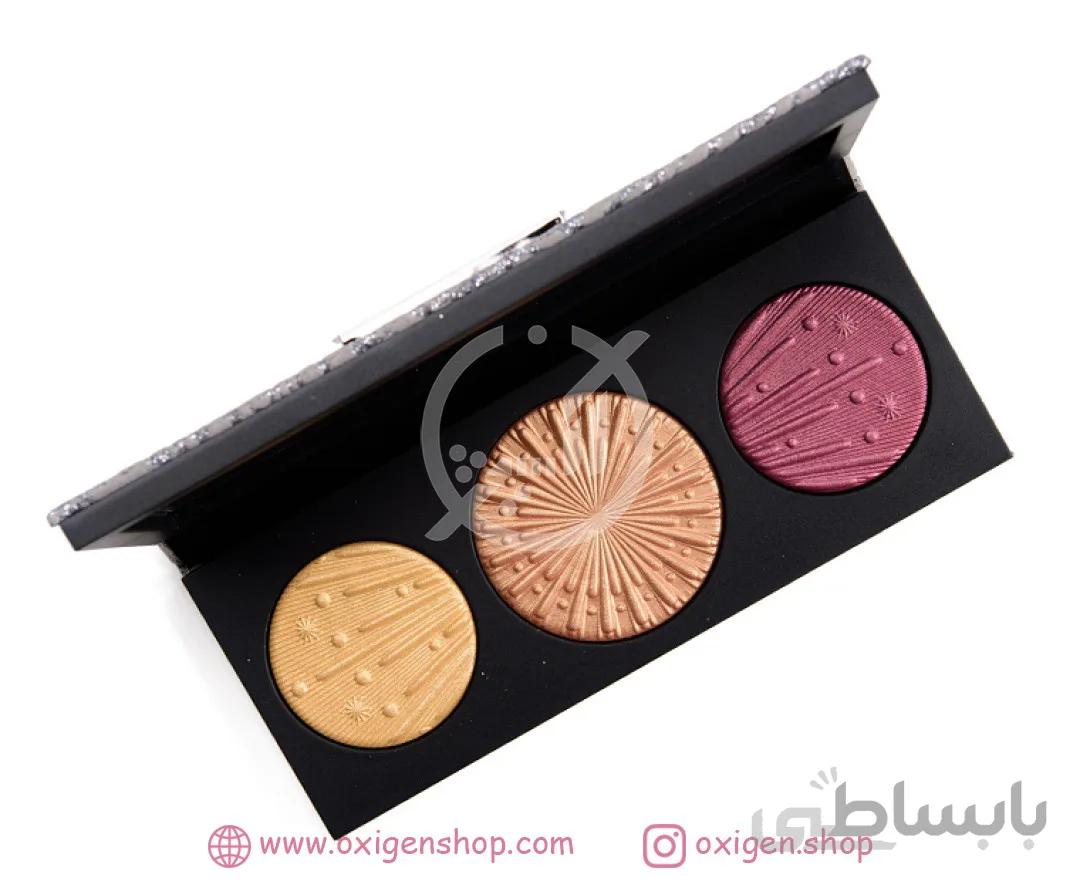 پالت هایلایتر مک ا MAC Flashing Ice Extra Dimension Skinfinish Trio