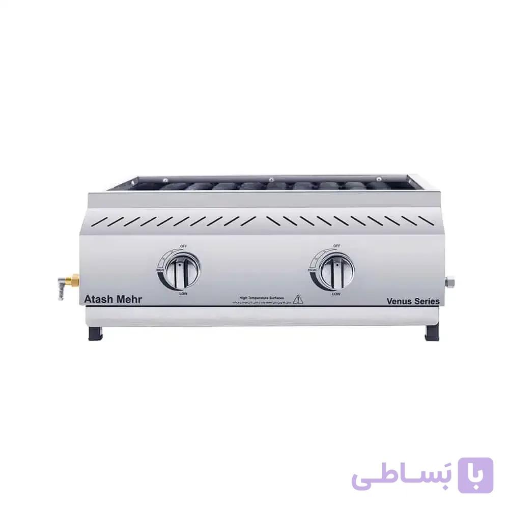کباب‌پز گازی استیل — تصویر 1