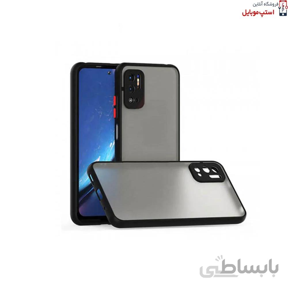 قاب گوشی شیائومی Redmi Note 10 5G مدل پشت مات محافظ لنز دار