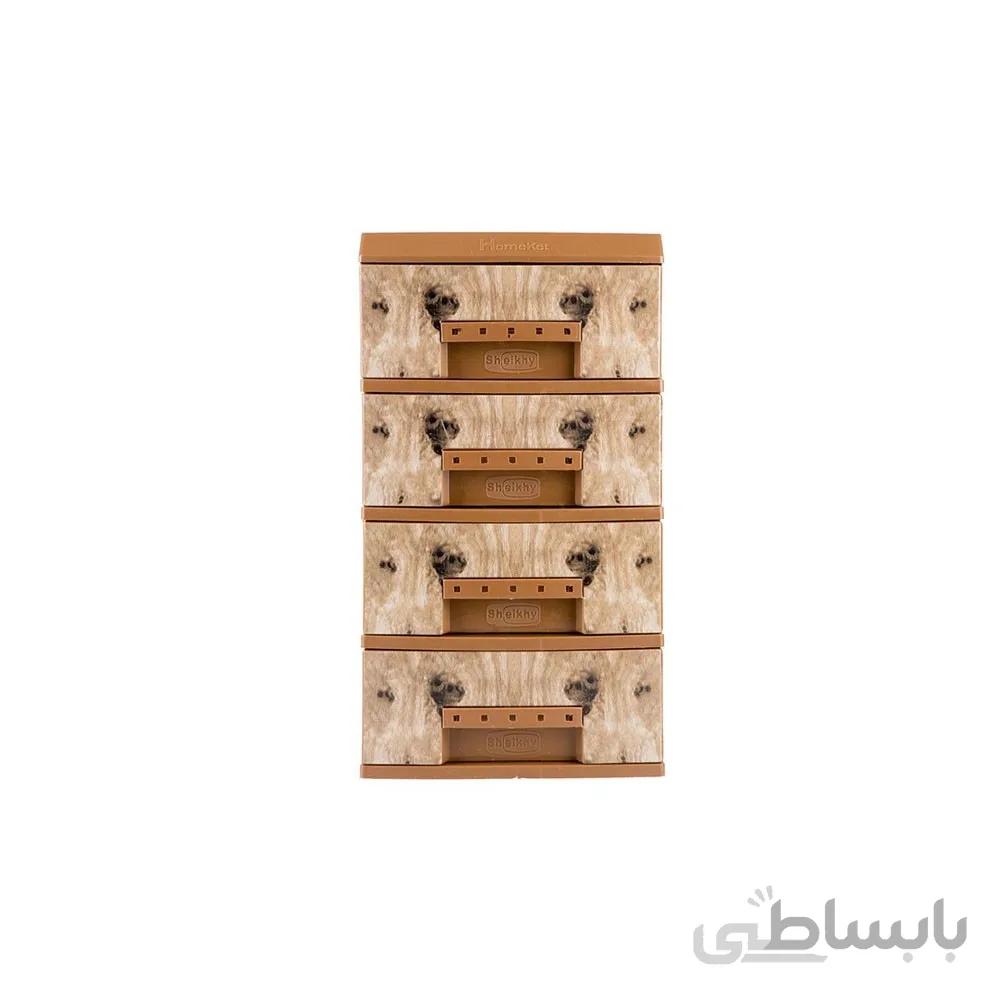 دراور بزرگ اریا طرح چوب 4طبقه هومکت