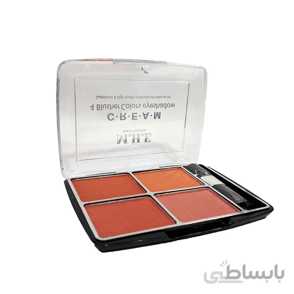رژگونه چهار رنگ M.H.E