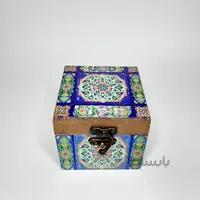 جعبه چوبی سنتی مربع ۹×۹ کدbm0۵