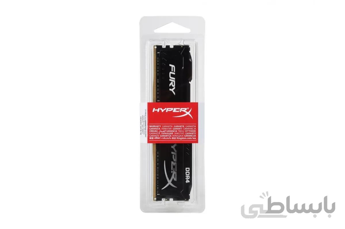 رم کامپیوتر کینگستون مدل HyperX Fury DDR4 2400MHz CL15 ظرفیت 8 گیگابایت