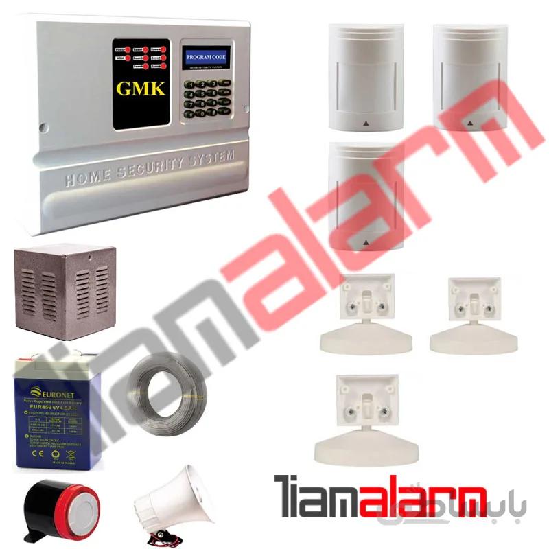 پکیج دزدگیر اماکن باسیم مدل جی ام کا سیم کارتی GM890PR3