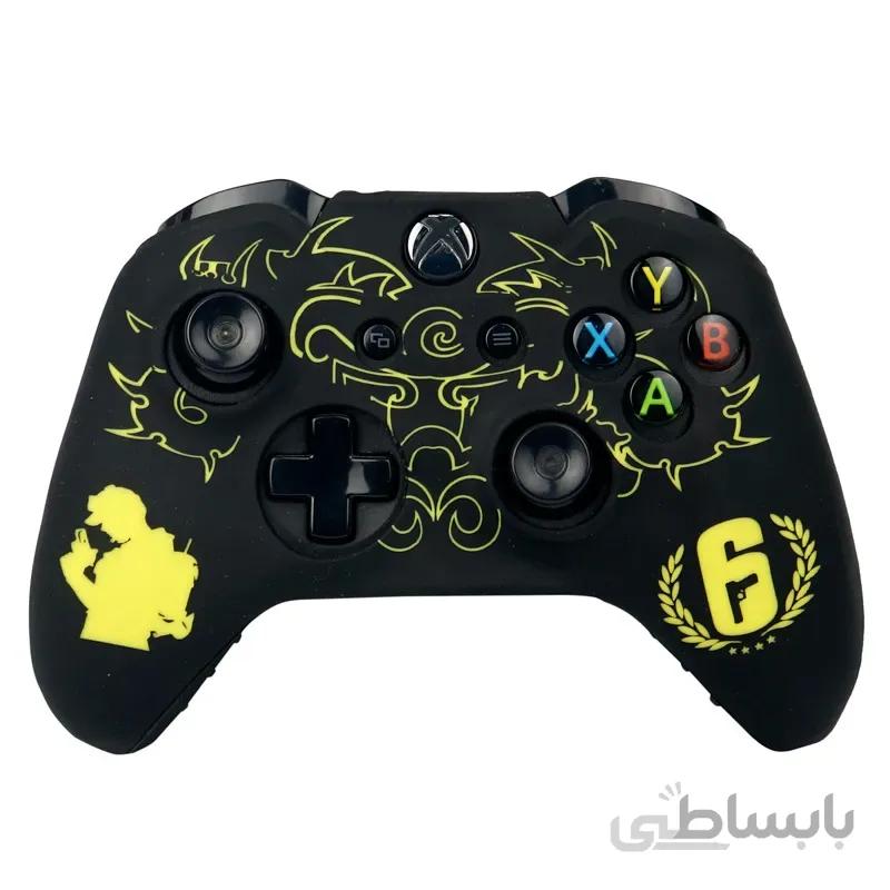 روکش دسته بازی Xbox One طرح Rainbow 6 مشکی زرد