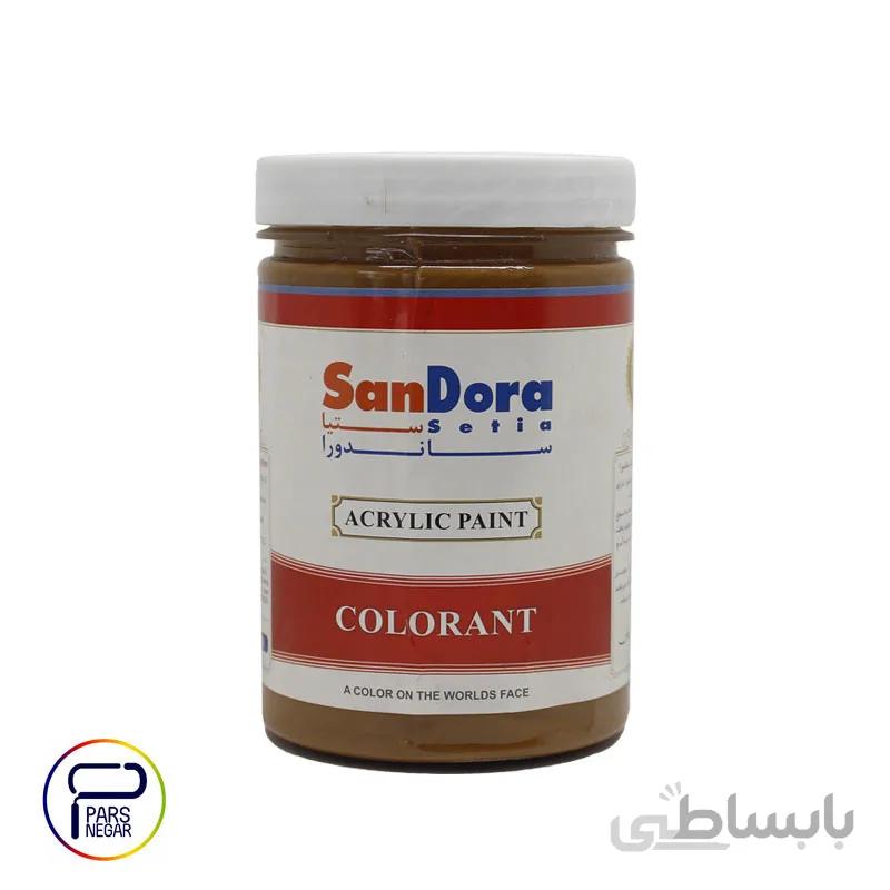 مادر رنگ اکریلیک پایه آب خردلی ساندورا ۱ کیلویی