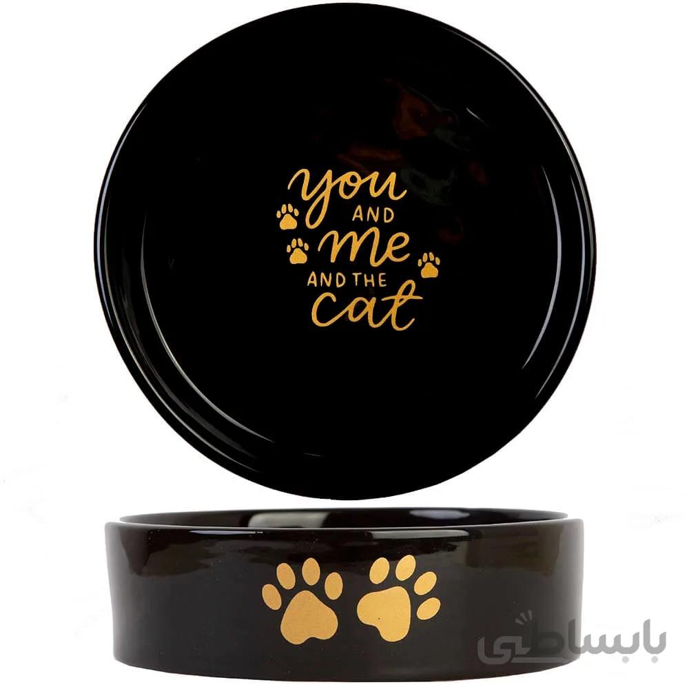 ظرف اب و غذای سرامیکی مخصوص سگ و گربه کد 016 ا Water and Food Ceramic Bowl for Cats and Dogs Code016