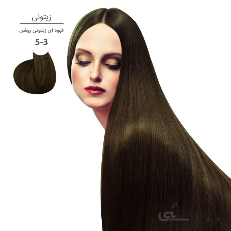 رنگ مو مارال قهوه ای زیتونی روشن شماره 3 5