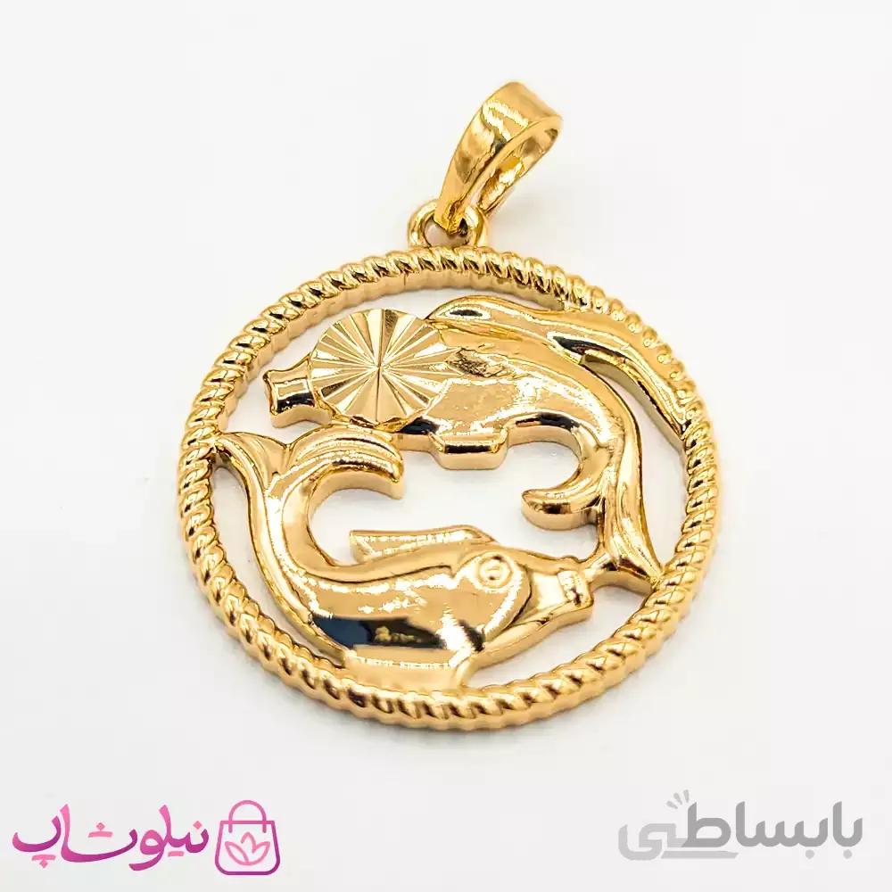 پلاک ماه تولد اسفند ژوپینگ طرح ماهی