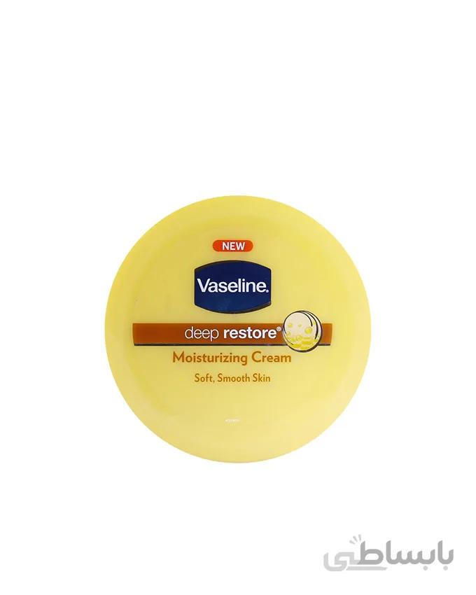 کرم مرطوب کننده وازلین - Vaseline مدل Deep Restore در حجم 150 میلی لیتر