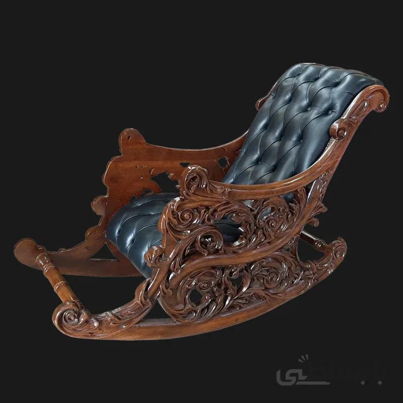 صندلی راک چوبی مدل کلاسیک
