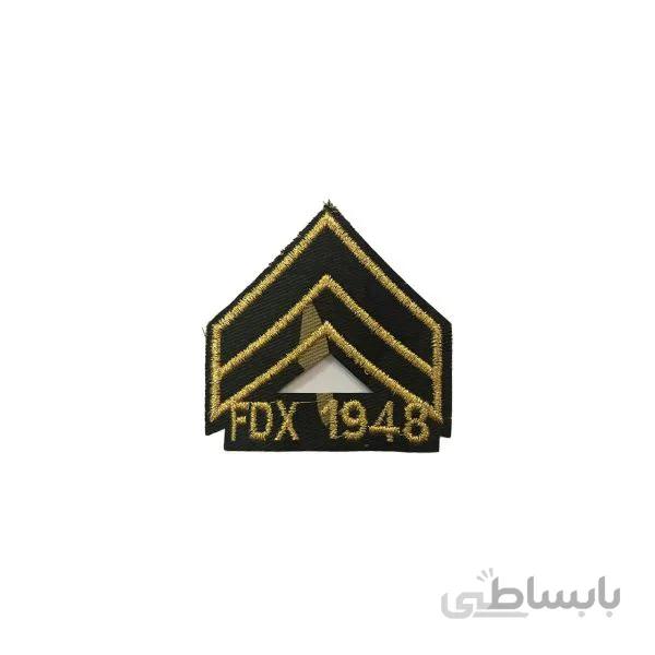 اتیکت لباسی طرح ارتشی کد 1444E