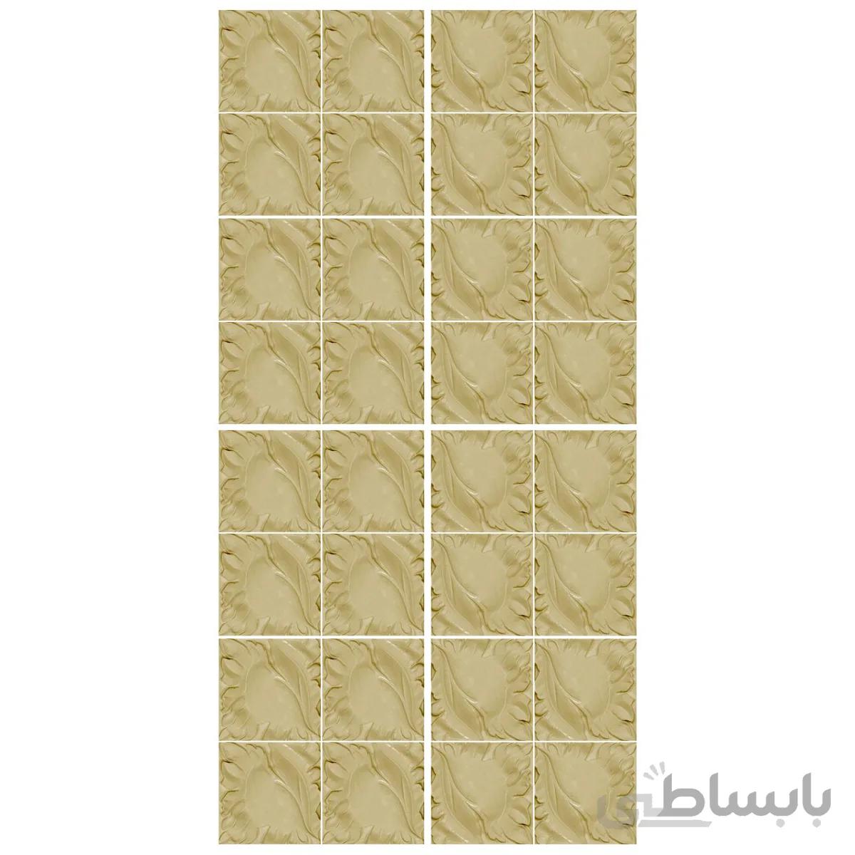 دیوارپوش تندیس و پیکره شهریار مدل امای کد W1010 18 بسته 32 عددی