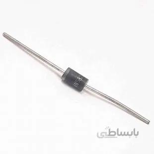 دیود شاتکی 3 آمپر 30 ولت، 1N5821 بسته بندی DO-27 (بسته 10 عددی)