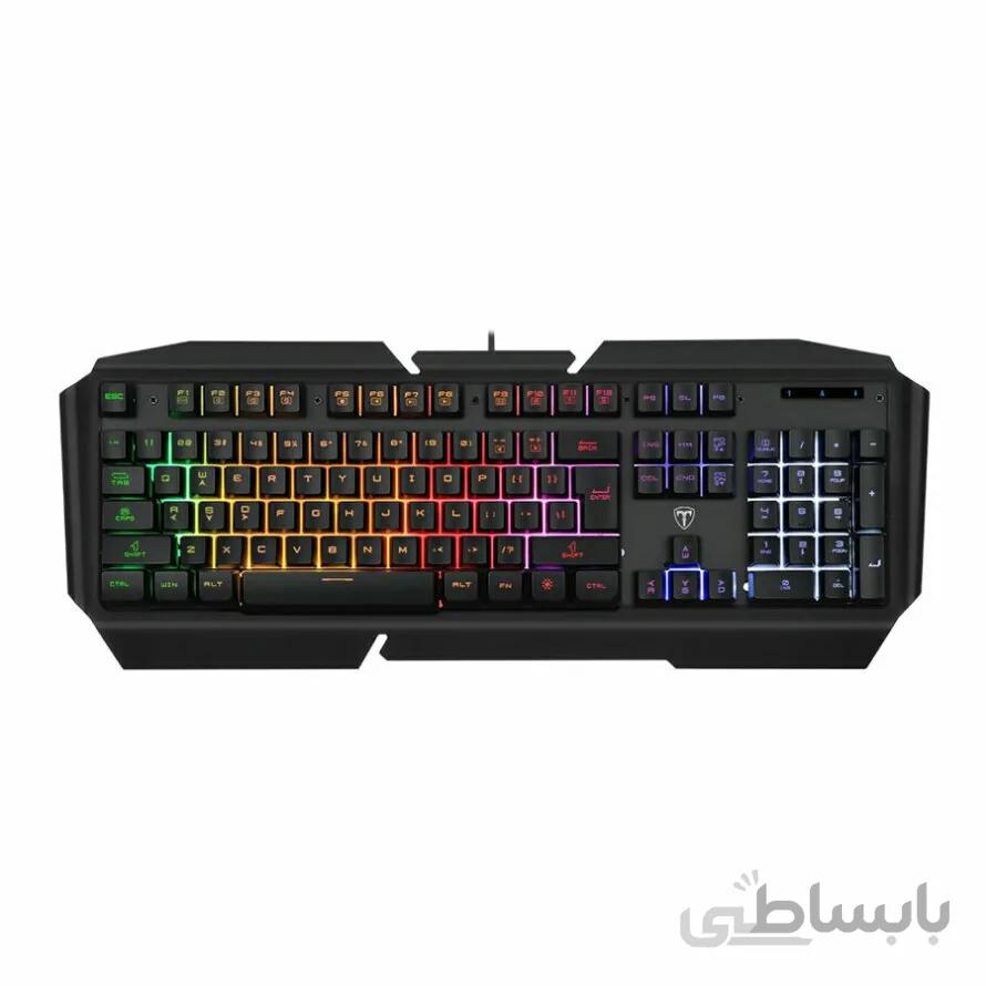 کیبورد گیمینگ تی دگر Landing ship T-TGK200 ا T-DAGGER Landing ship T-TGK200 Gaming keyboard