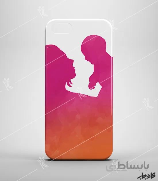 قاب گوشی “کودک در آغوش مادر”