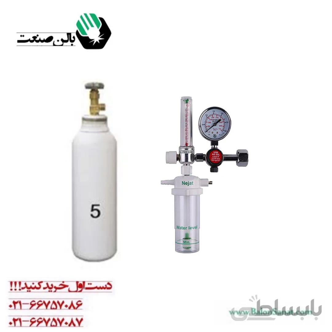 کپسول 5 لیتری ایرانی به همراه مانومتر اکسیژن