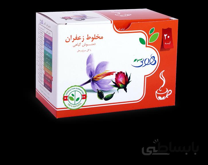 دمنوش گیاهی مخلوط زعفران هوتی کد ۹۰۲۷