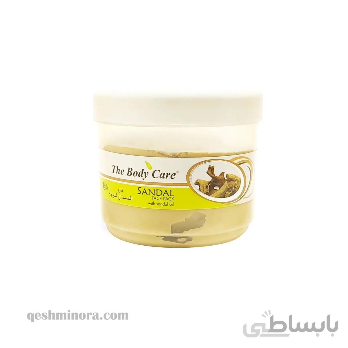ماسک صورت گچی سندل sandal face pack