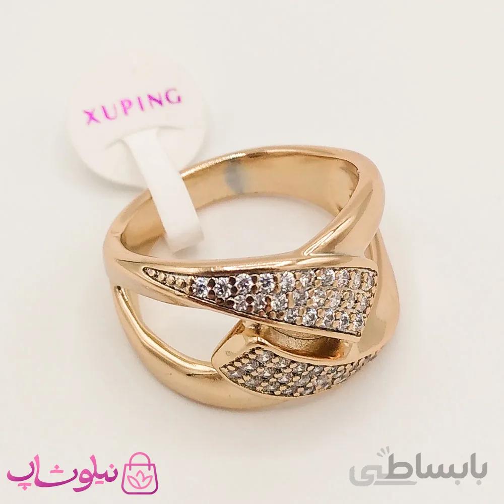 انگشتر زنانه ژوپینگ طرح طلا کد 2582