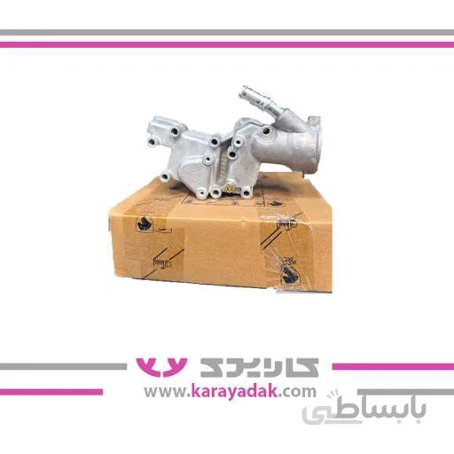 پوسته (هوزینگ) ترموستات پژو 206 تیپ 2 آلومینیومی ایساکویی
