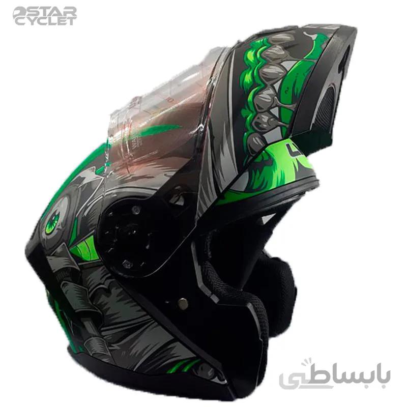 کلاه کاسکت فک متحرک LVS مدل GR