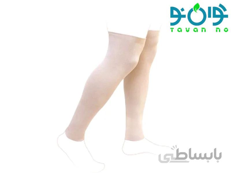 جوراب واریس ورنا معمولی بدون کفه تا بالای زانو BF