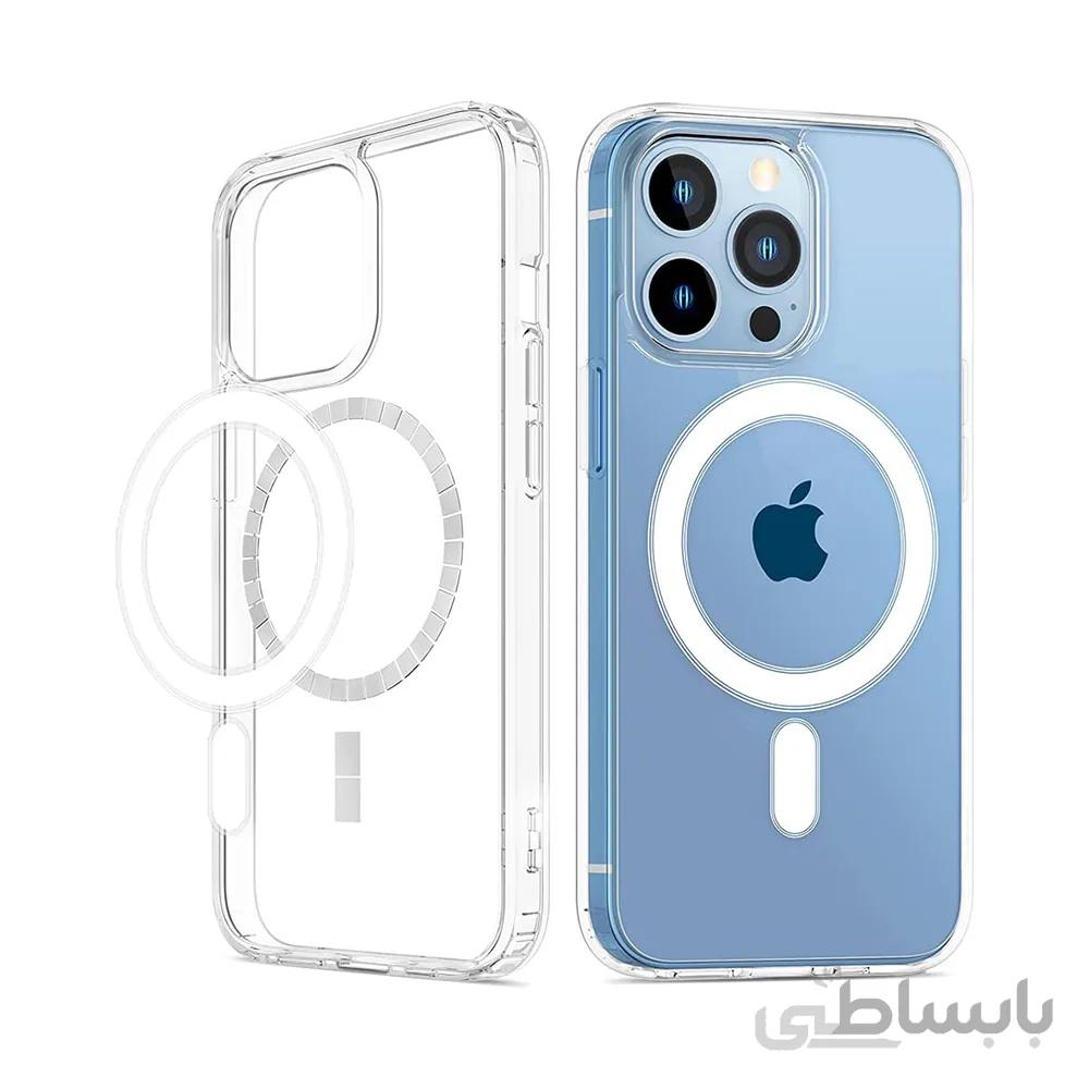 قاب جی تک آیفون 13 پرو مکس G-Tech Sirocco Crystal Mag Case iPhone 13 Pro Max