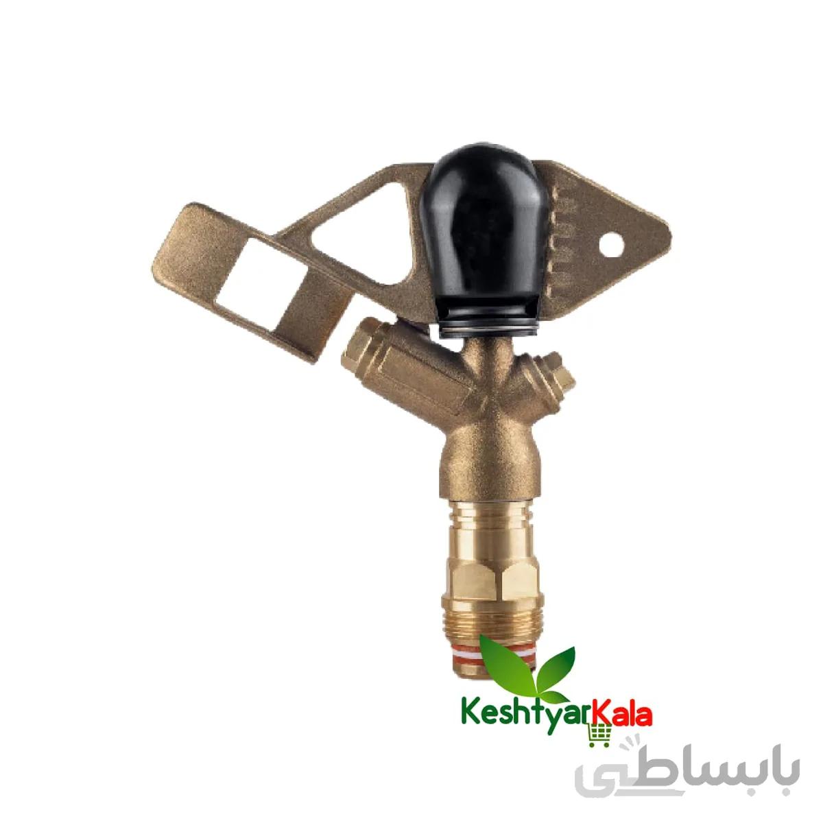 آبپاش آلومینیومی SR30 تمام دور دو نازله (ویسپار) ا SR30 sprinkler all-round nozzle