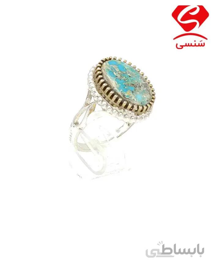 انگشتر نقره فیروزه کد62