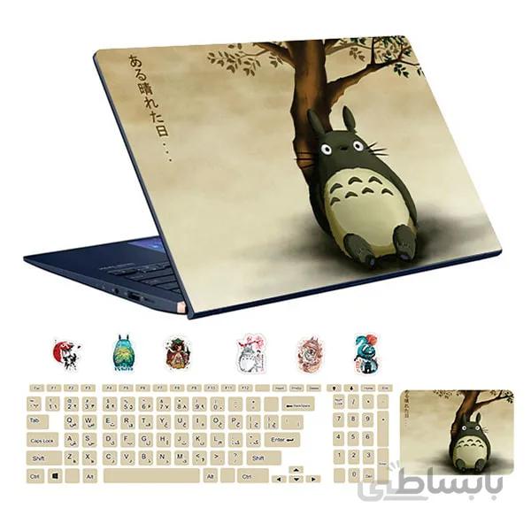 اسکین لپ تاپ طرح Anime کد ۱۱به همراه استیکر کیبورد