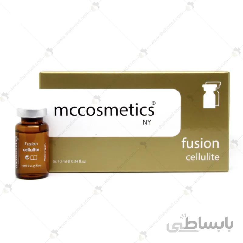 کوکتل مزوتراپی 10 سی سی اسپانیایی فیوژن ام سی کازمتیکس مدل سلولیت Mesotherapy Cocktail Fusion mccosmetics Cellulite 10cc