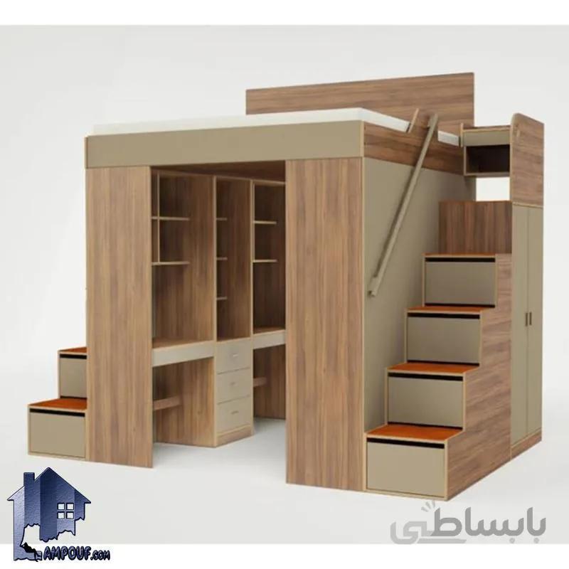 تخت خواب دو طبقه TBJ37