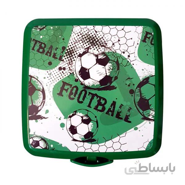ظرف غذا 3 تکه کودک هوبی لایف مدل فوتبالی