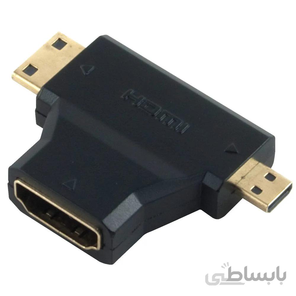 مبدل میکرو و مینی HDMI نری به HDMI مادگی