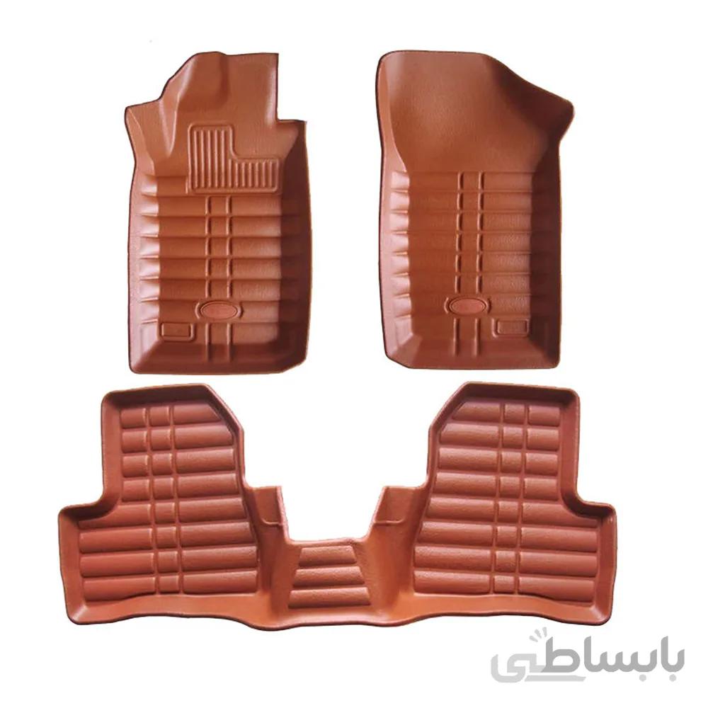 کفپوش سه بعدی چرم بابل پوشش مناسب پژو 207