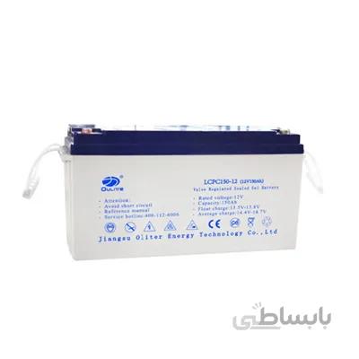 باتری 150 آمپرساعت 12 ولت OLITER مدل LCPC150-12