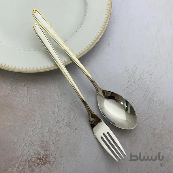 قاشق چنگال 6 نفره استیل