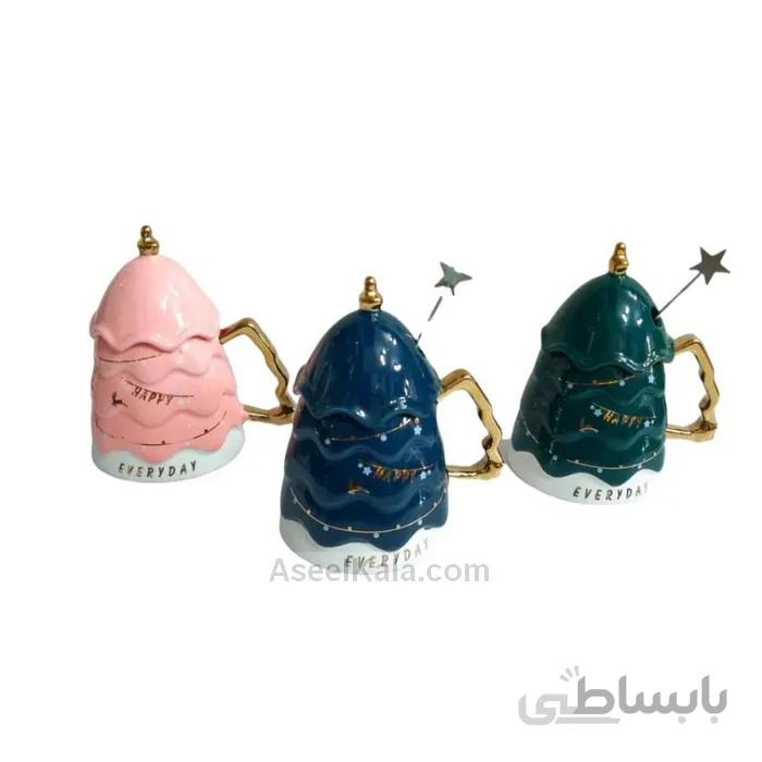 ماگ کریسمس مدل happy everyday