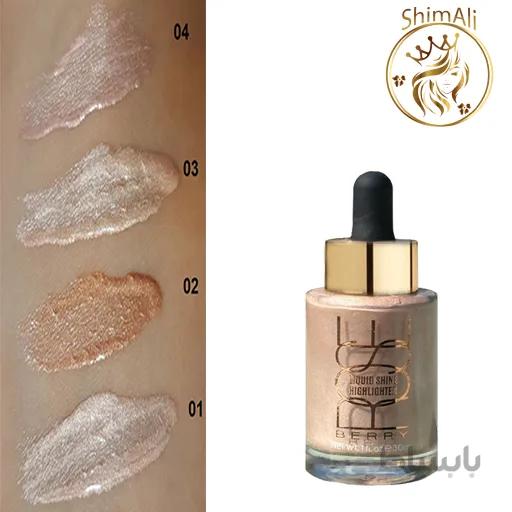هایلایتر مایع شاین رزبری مدل glazed