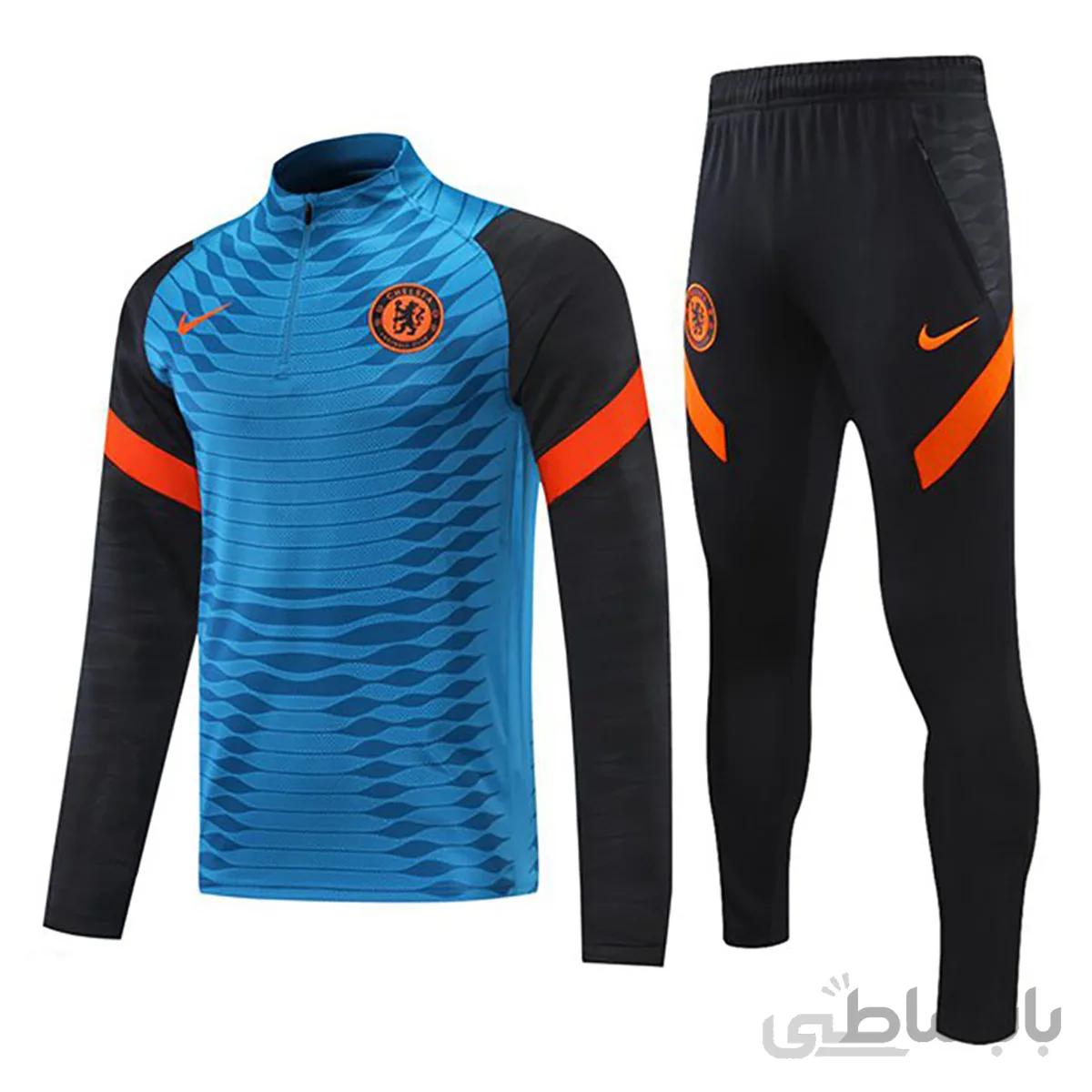 ست نیم زیپ شلوار چلسی Chelsea Training Tracksuit 2021-22