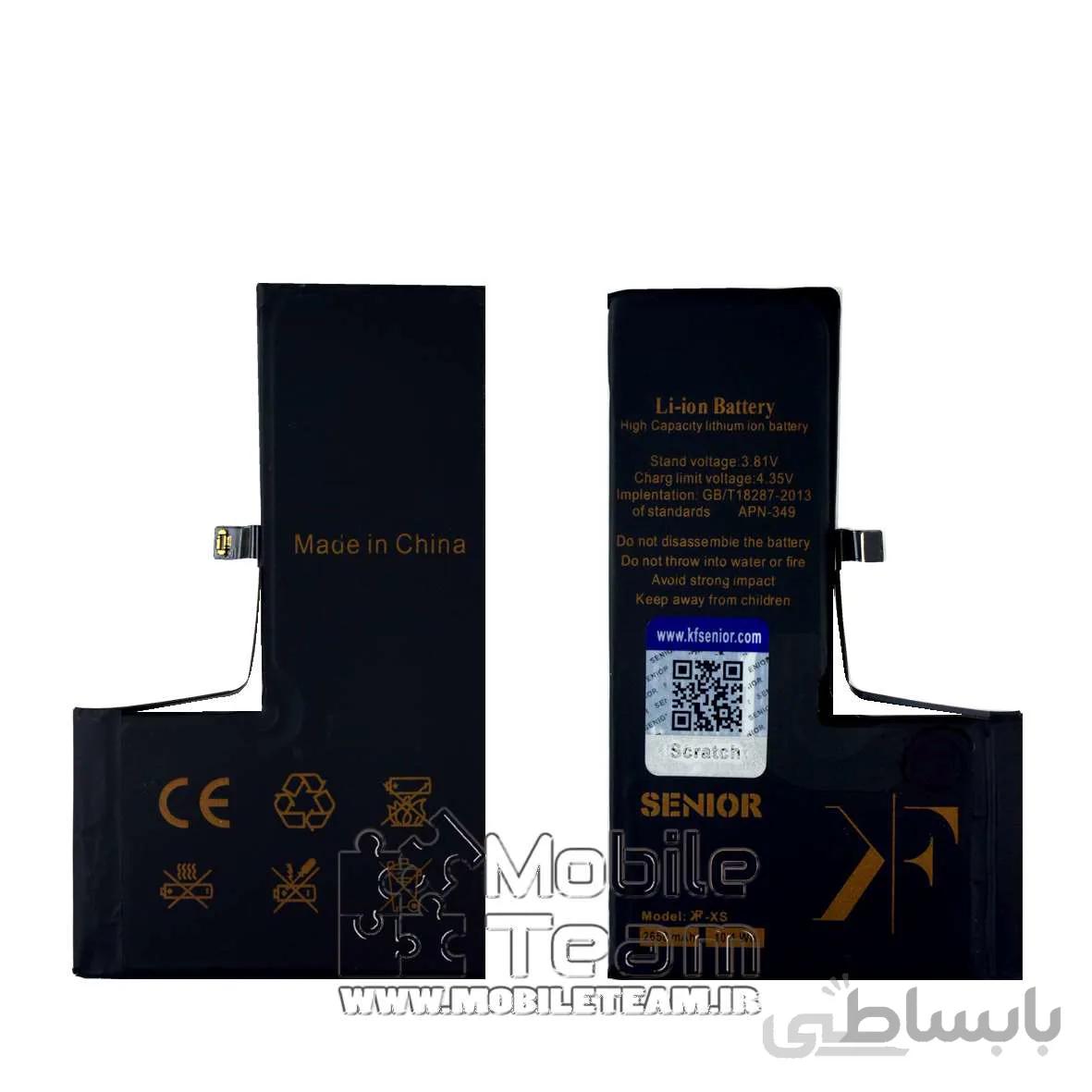باطری BATTERY IPHONE XS ORG KF