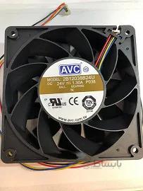 فن 12*12*3.8 بلبرینگی Fan 24V تایوان AVC