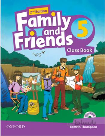 کتاب فمیلی اند فرندز 5 ویرایش دوم بریتیش Family and Friends 5 second edition ST+WB+Cd