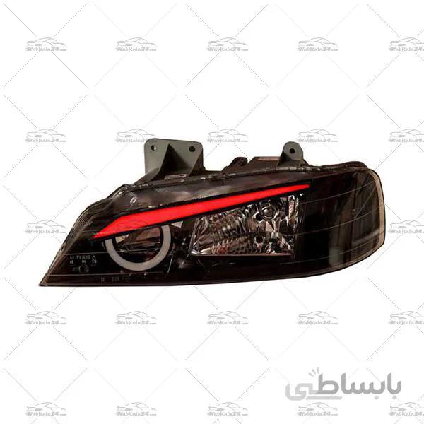 چراغ جلو اسپرت پژو پارس طرح انگری دورنگ