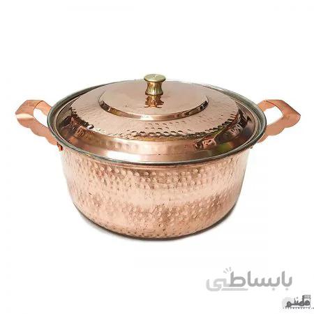 قابلمه مسی زنجان سایز 6 نفره