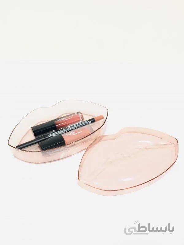 پک رژلب ضدآب طرح لب هدی بيوتی HUDABEAUTY