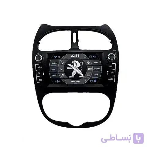مولتی مدیا فابریک 7 اینچ اندروید خودروی پژو 206